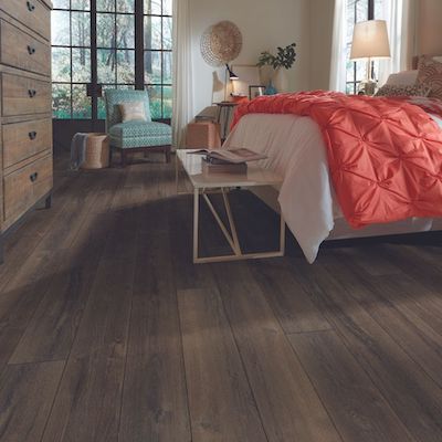 luxury vinyl plank floors in a Baton Rouge bedroom