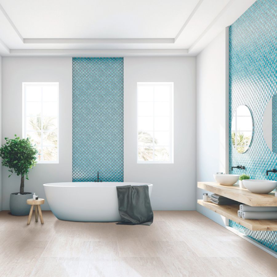 tile flooring in a bright Gonzales kitchen