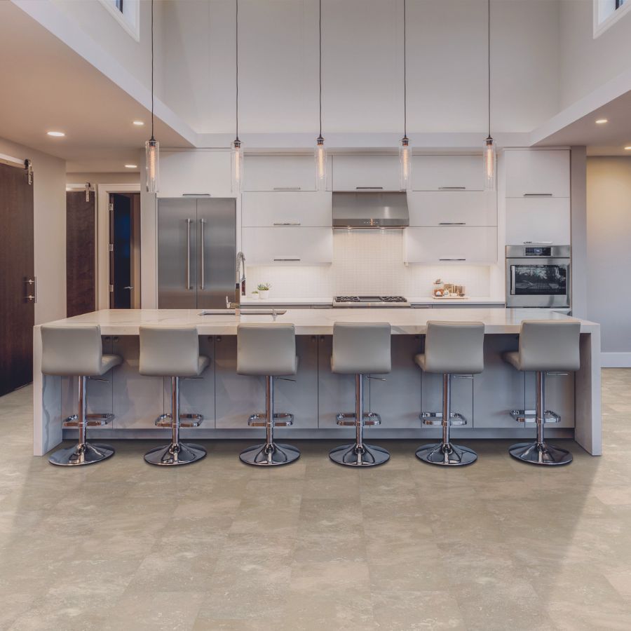 tile flooring in a modern Louisiana kitchen